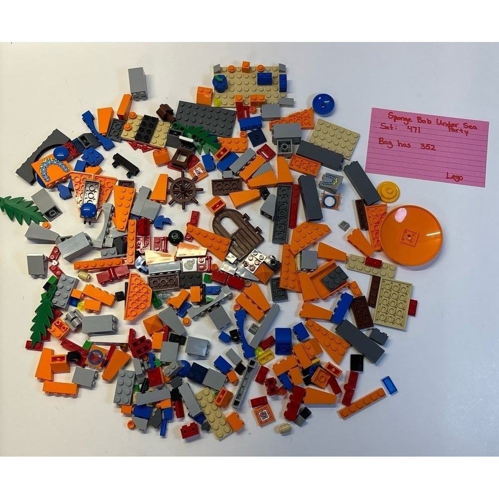Lego Sponge Bob Bikini Bottom Under the Sea Party, Lego Parts